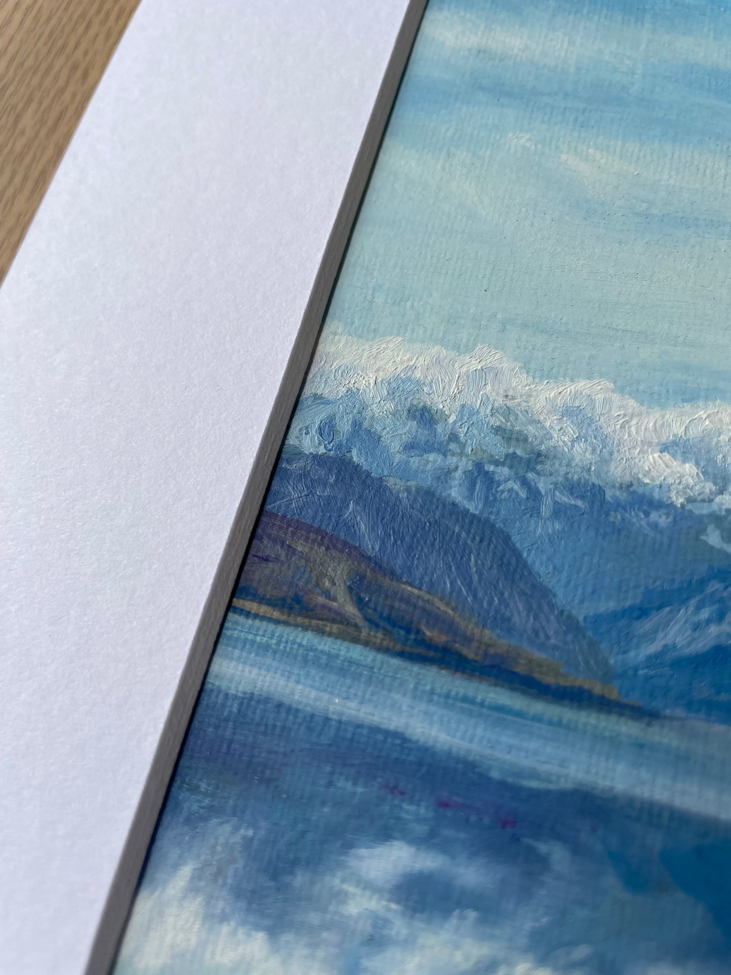 Postcard from New Zealand, Aoraki (Mt Cook) Original Oil Painting