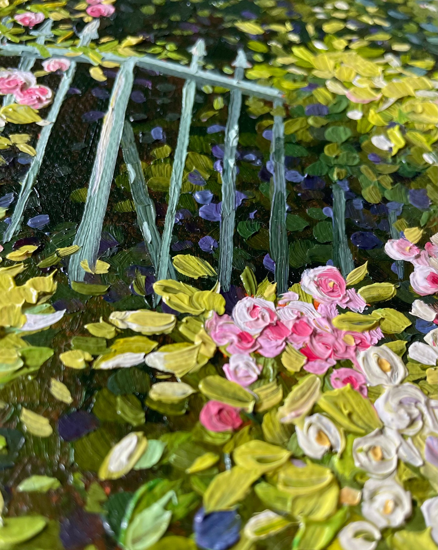 Gate at Giverny Original Oil Painting