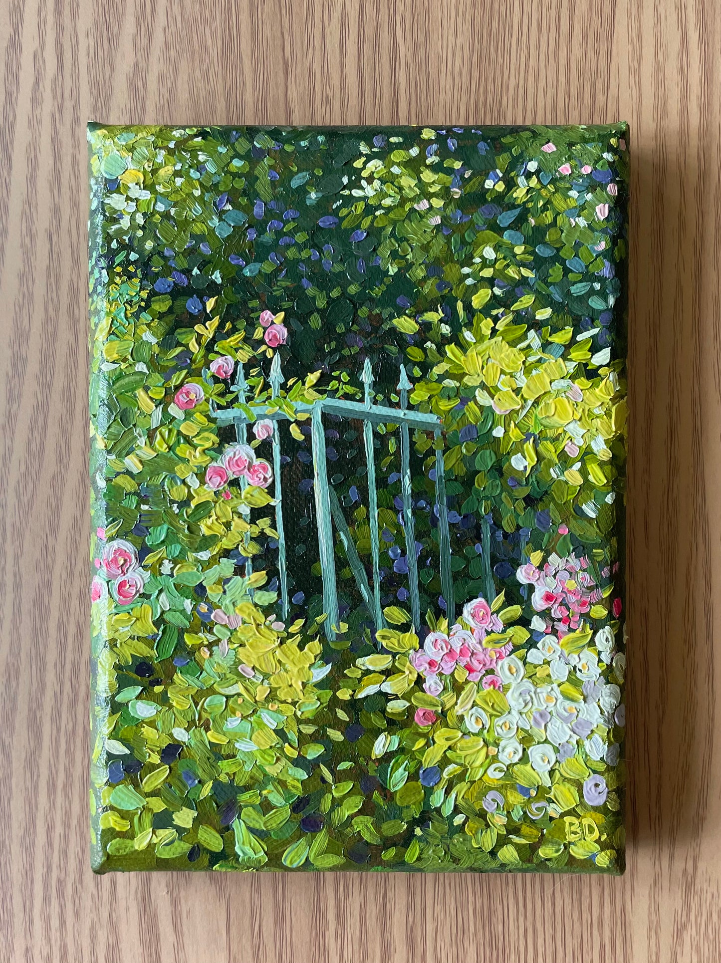 Gate at Giverny Original Oil Painting