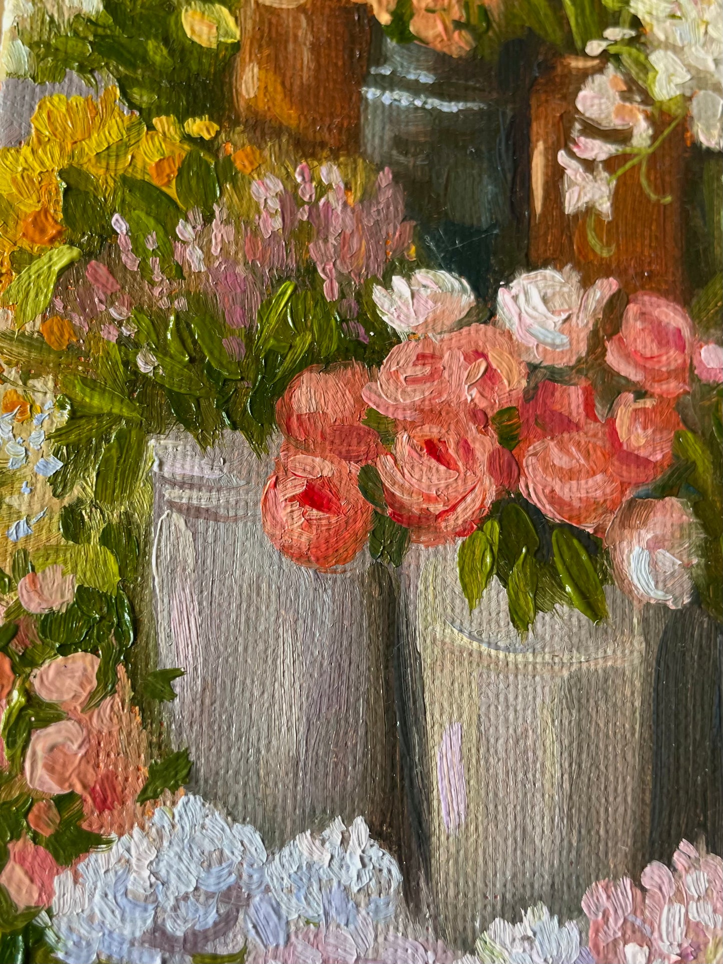 The Florist Original Oil Painting