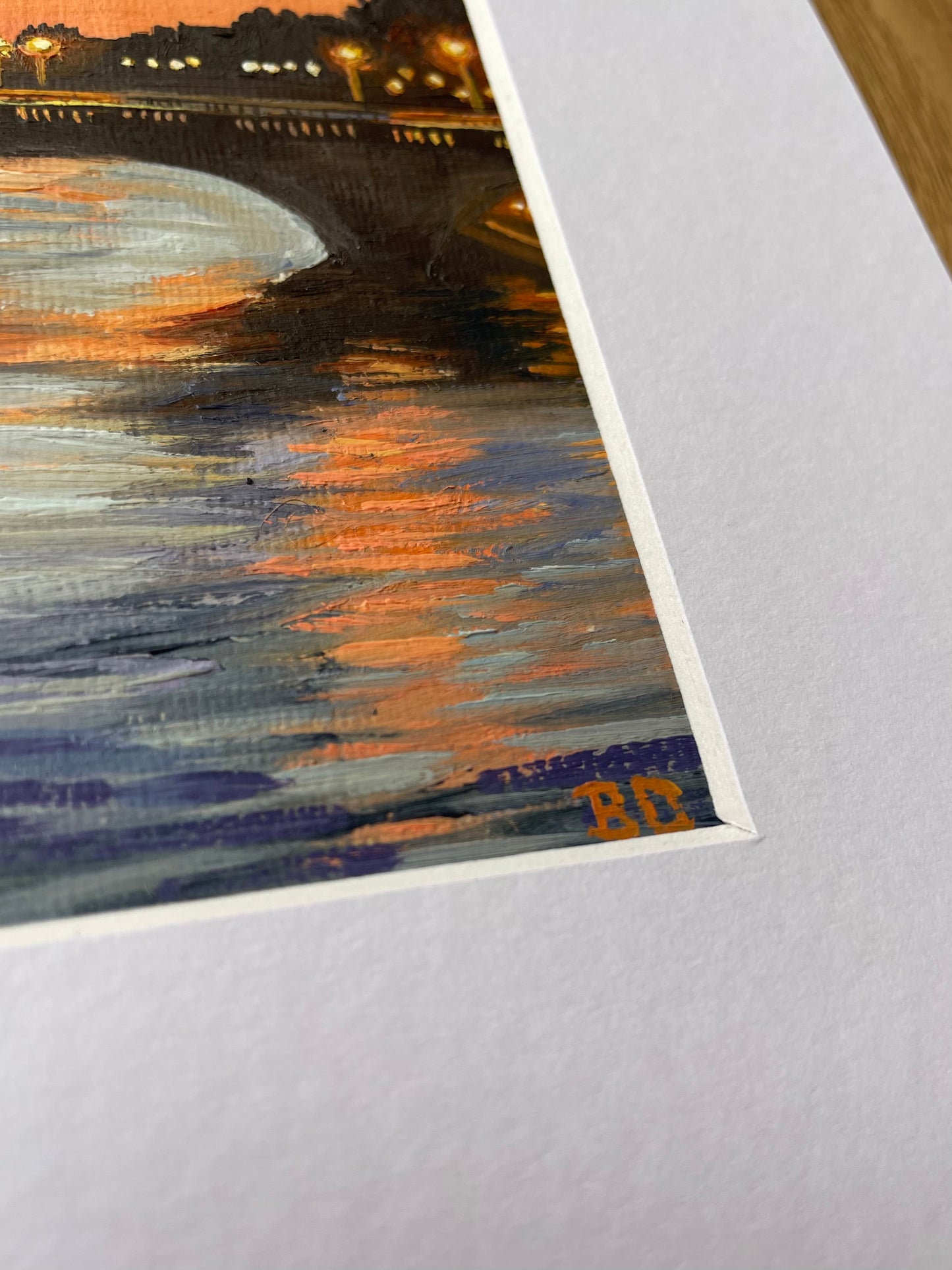 Postcard from Paris The Seine Original Oil Painting