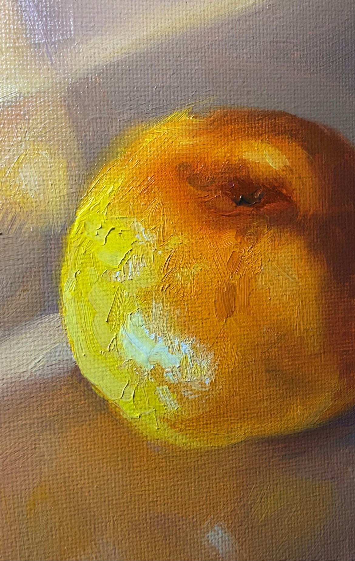 Trio of Mandarins Still Life Original Oil Painting