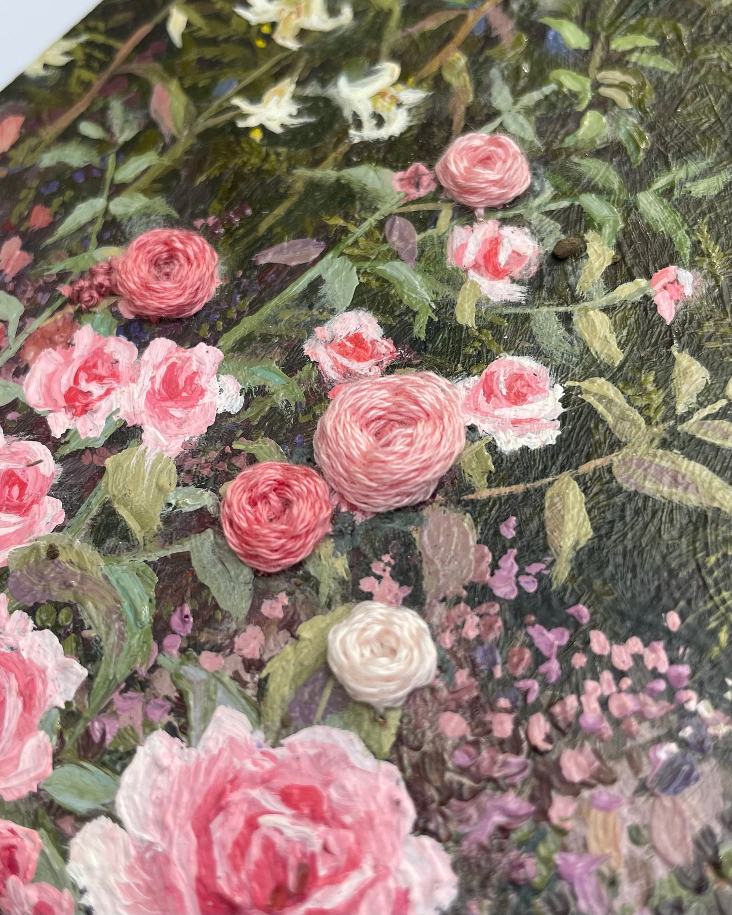 LONDON LOVENOTE Original Oil Painting