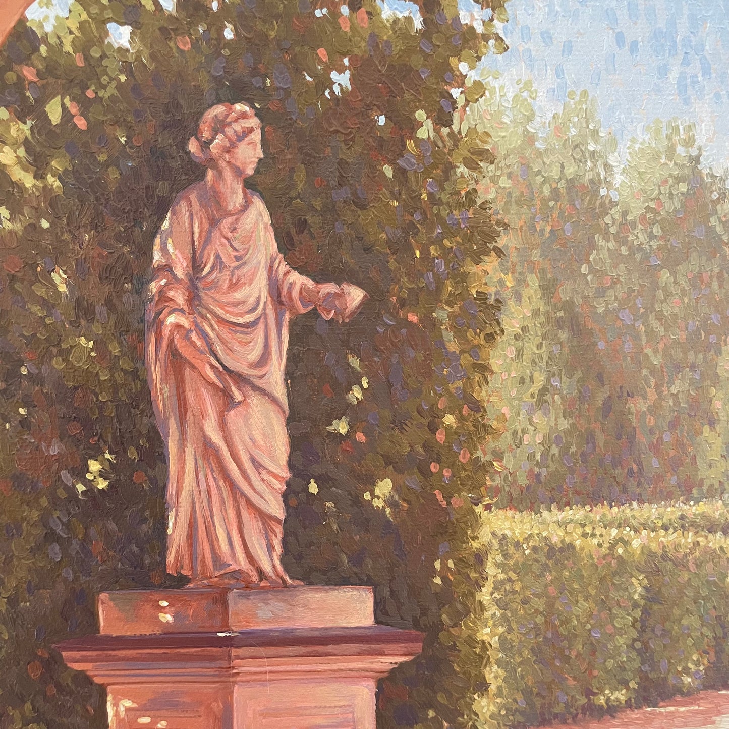 HERE, YOUR DAPPLED DREAMS Original Oil Painting