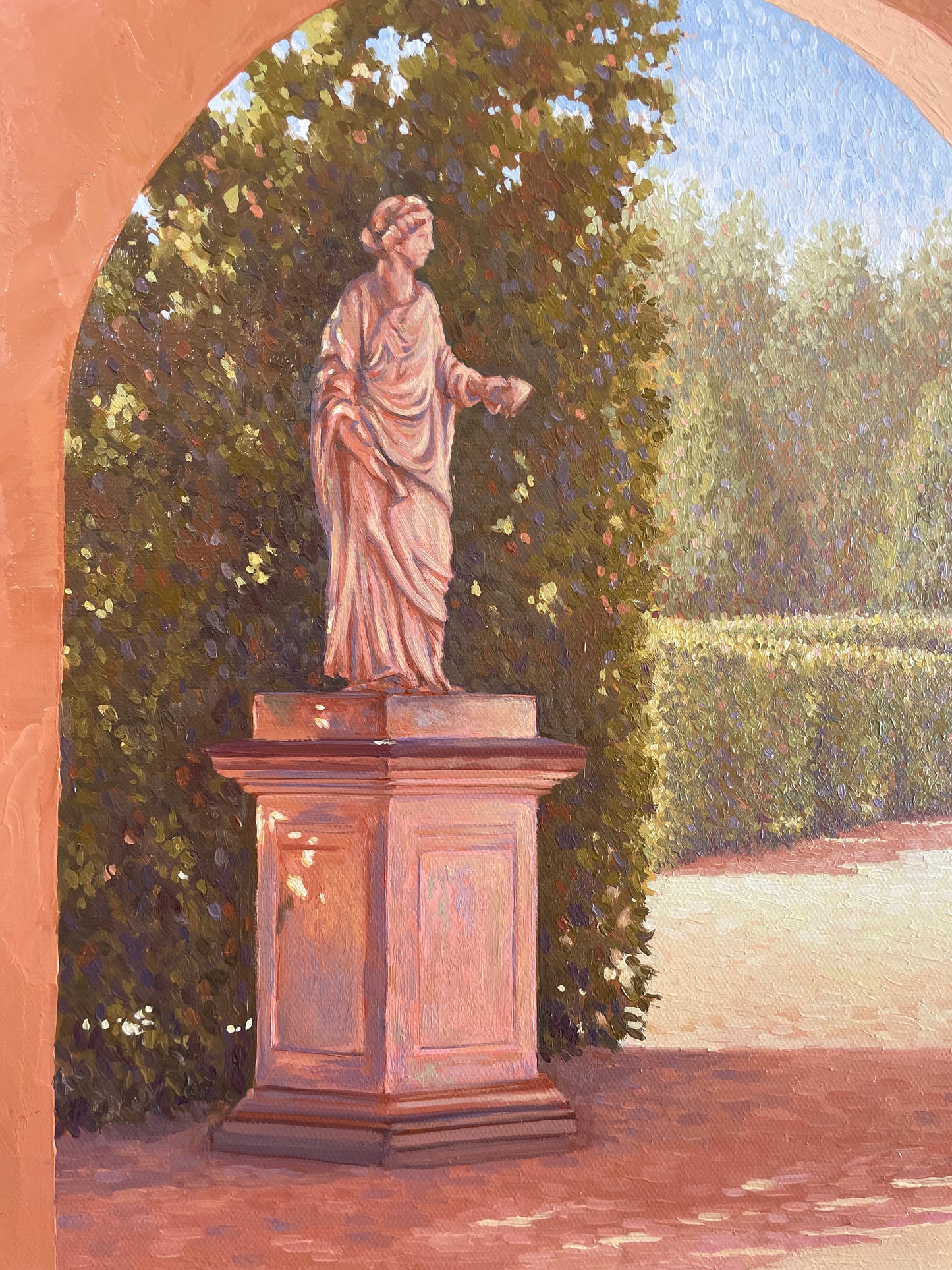 HERE, YOUR DAPPLED DREAMS Original Oil Painting