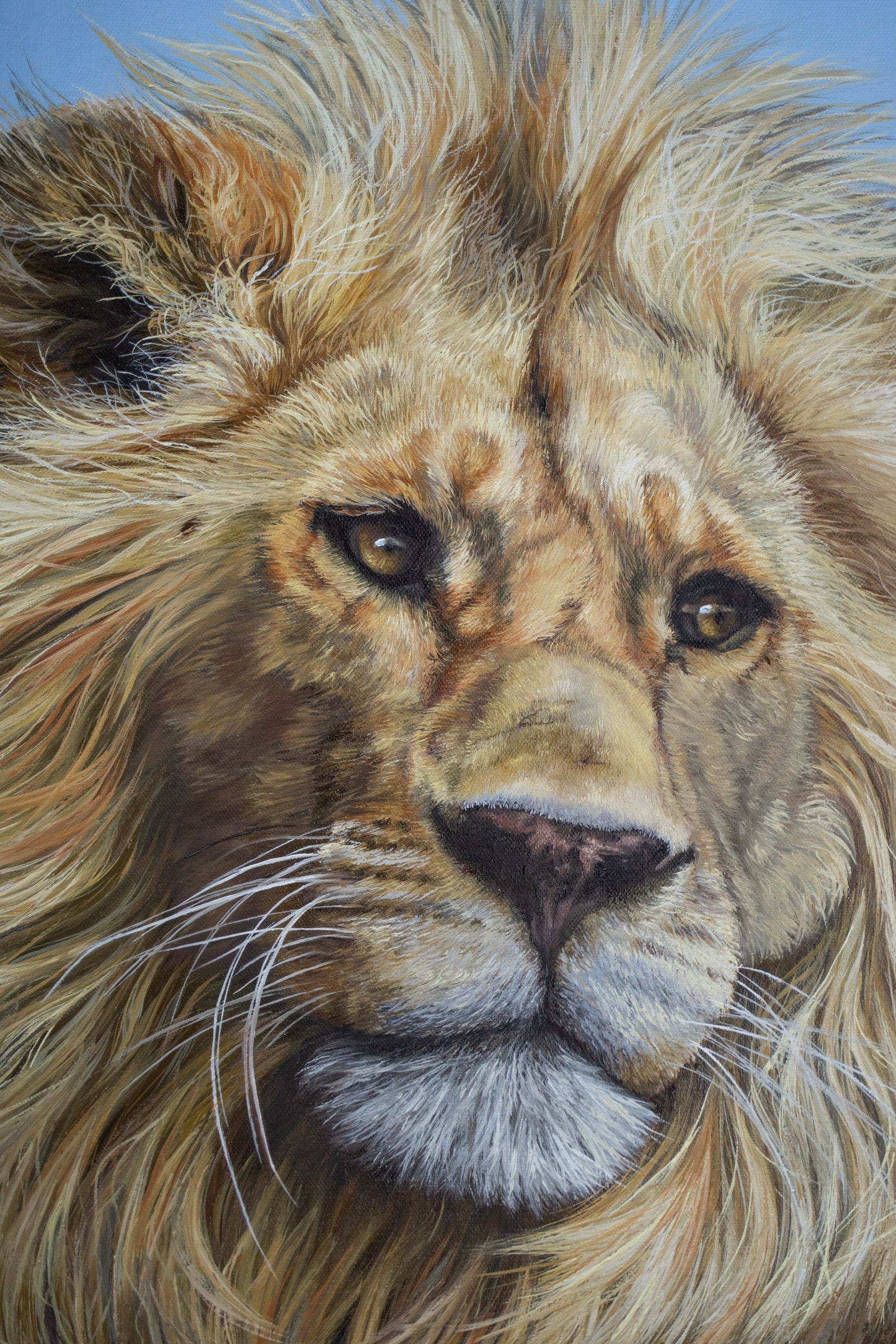 King of the Serengeti Original Oil Painting