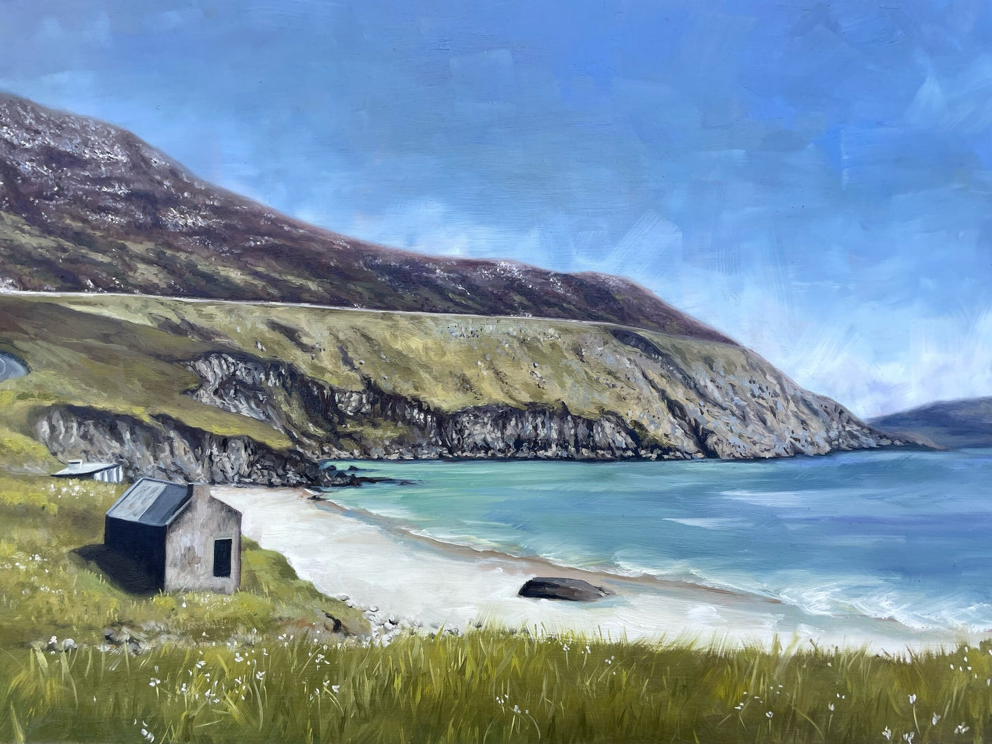 Keem Bay Ireland Original Oil Painting