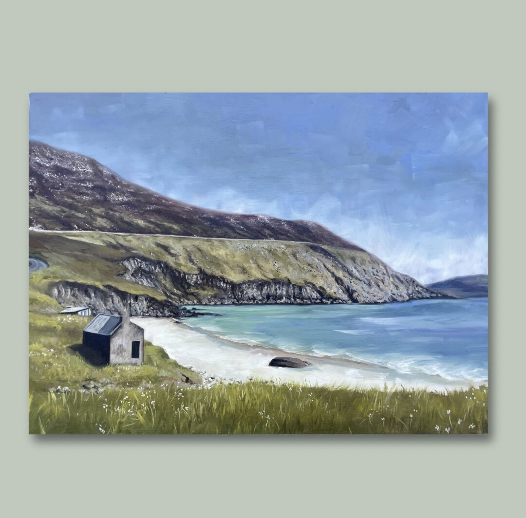 Keem Bay Ireland Original Oil Painting