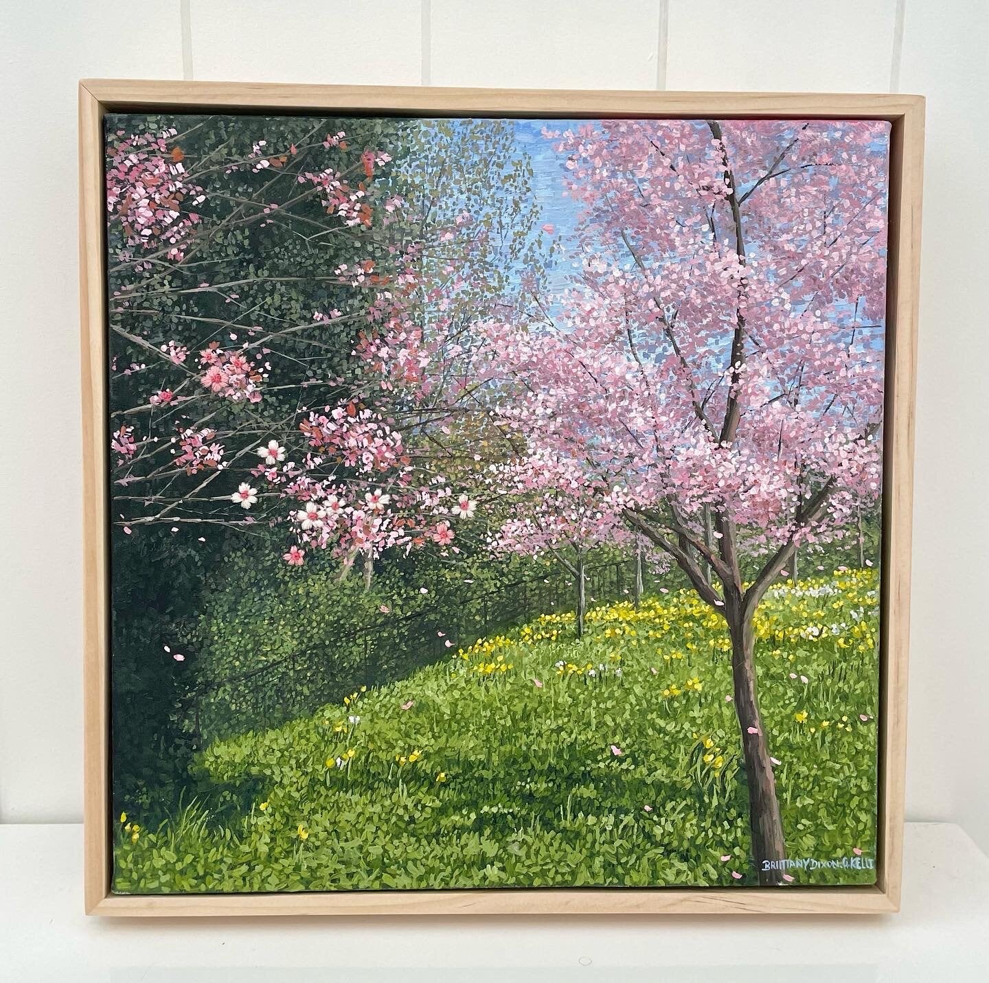 REGENT'S PARK Original Oil Painting | Textured Gardens no. 3