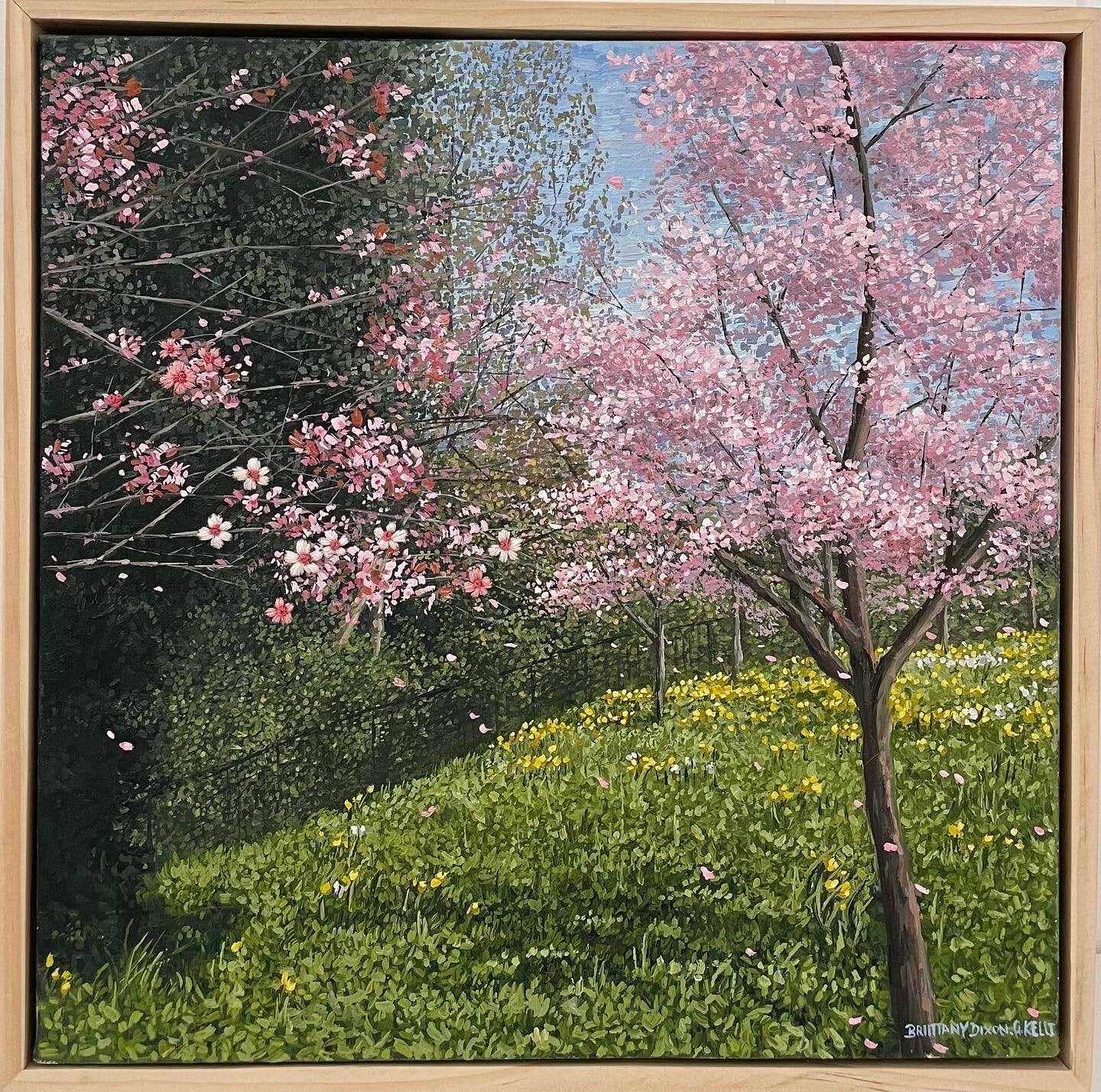 REGENT'S PARK Original Oil Painting | Textured Gardens no. 3