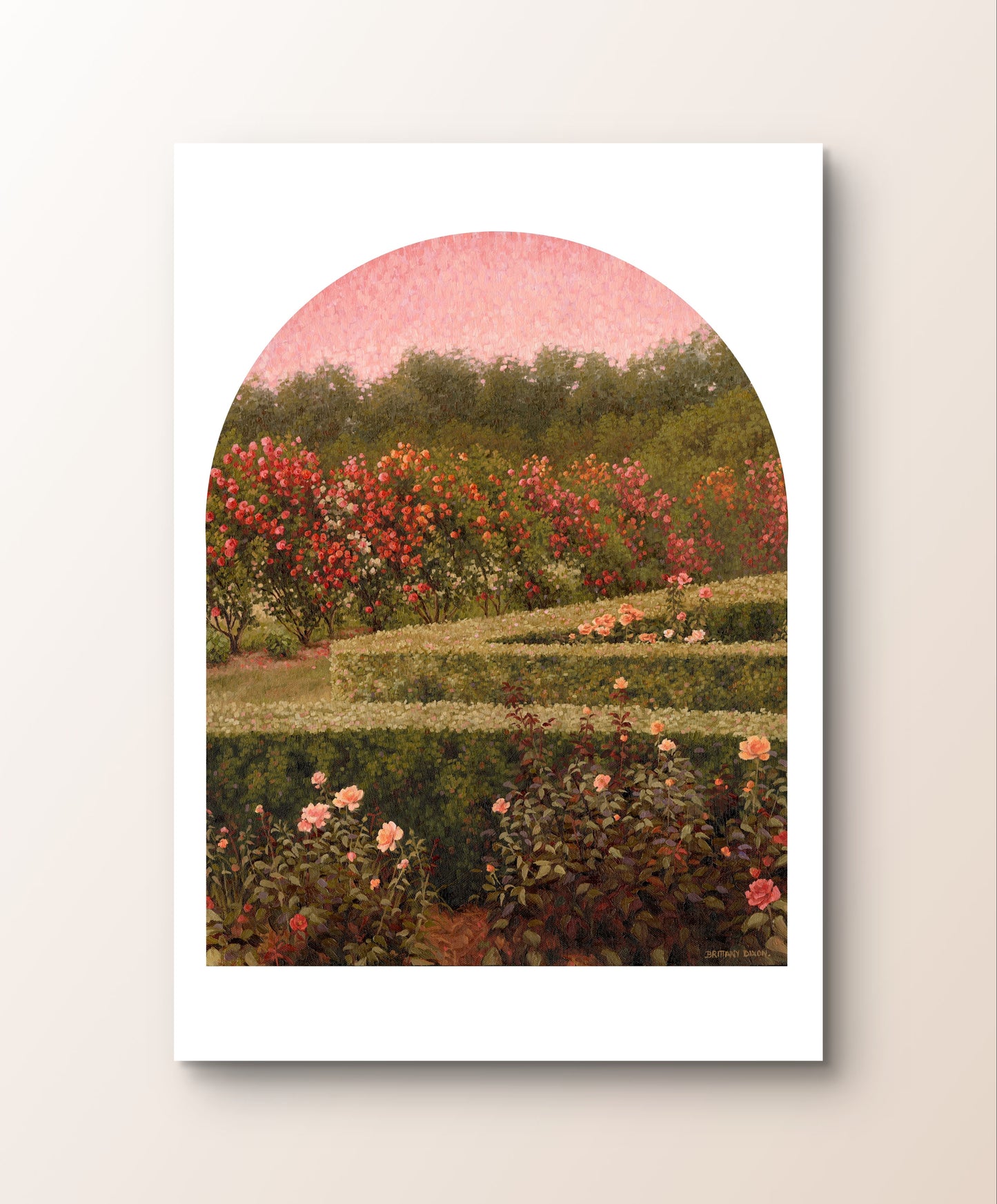 Limited Edition A2 Print | The Rose Garden II