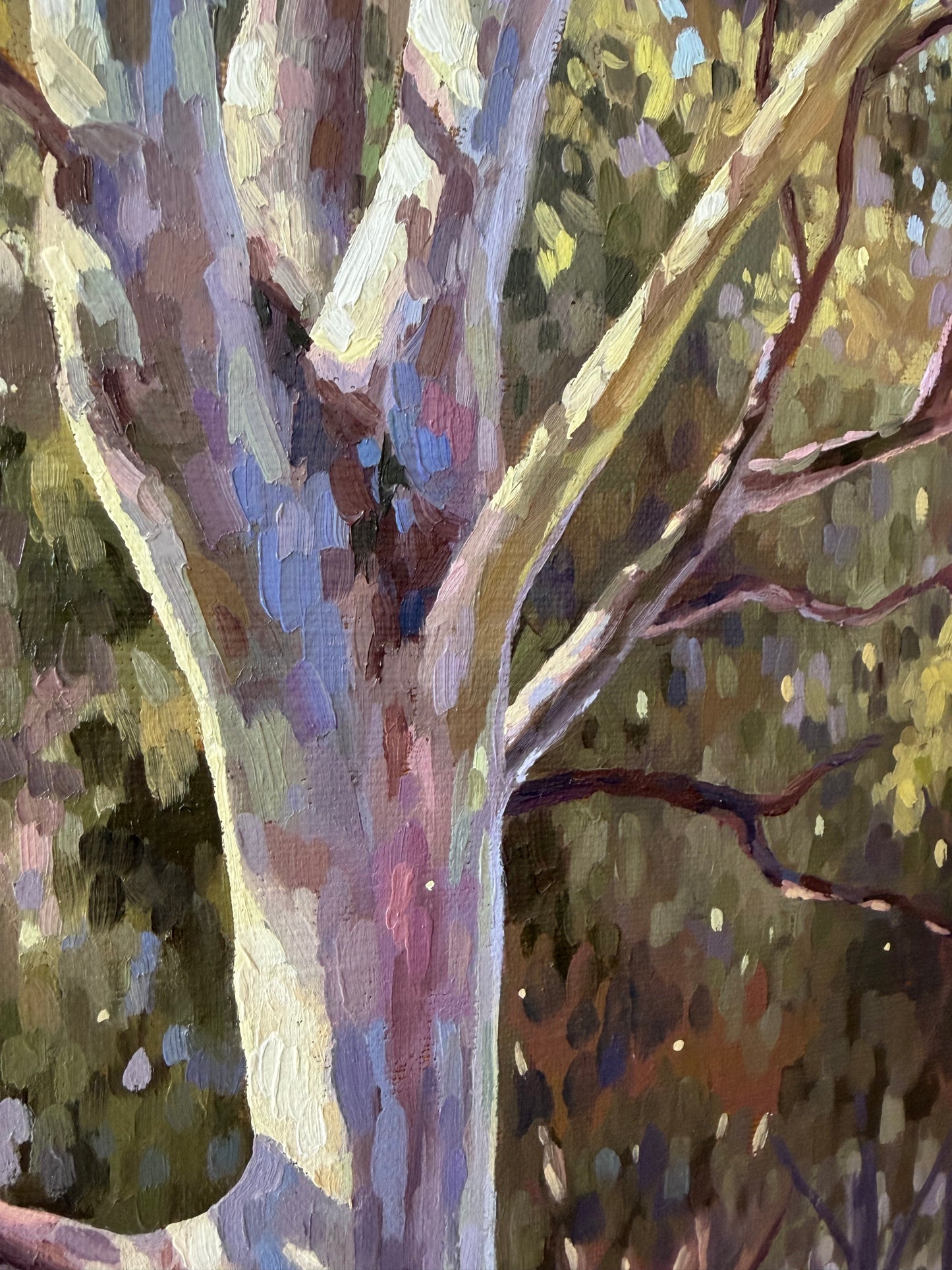 Home Tree Original Oil Painting