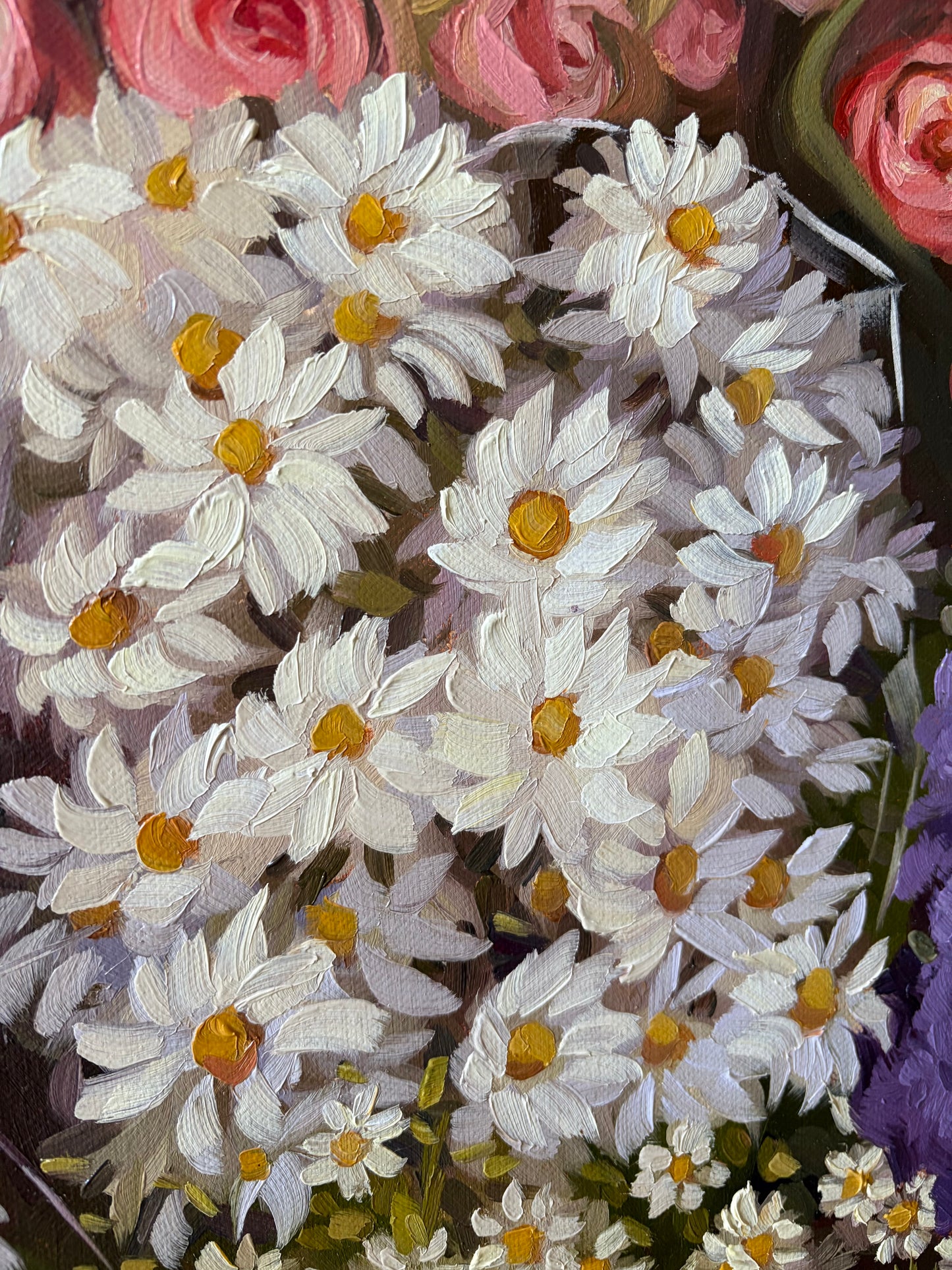 MARKET Original Oil Painting