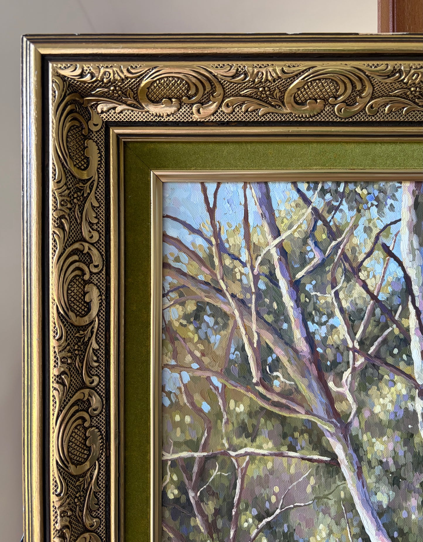 Home Tree Original Oil Painting