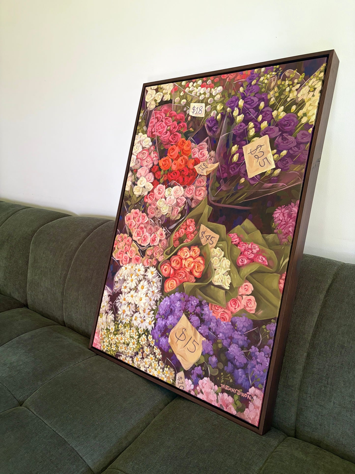 MARKET Original Oil Painting
