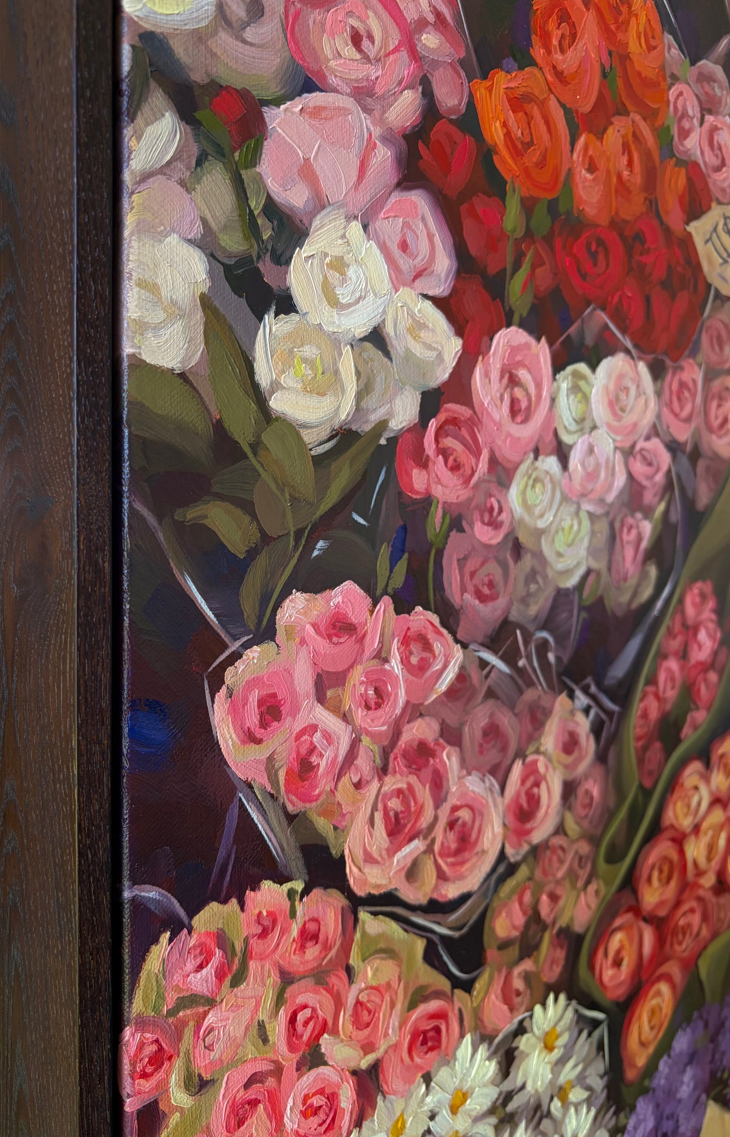 MARKET Original Oil Painting
