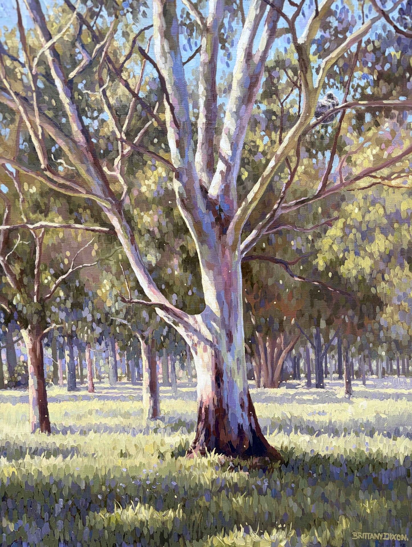 Home Tree Original Oil Painting