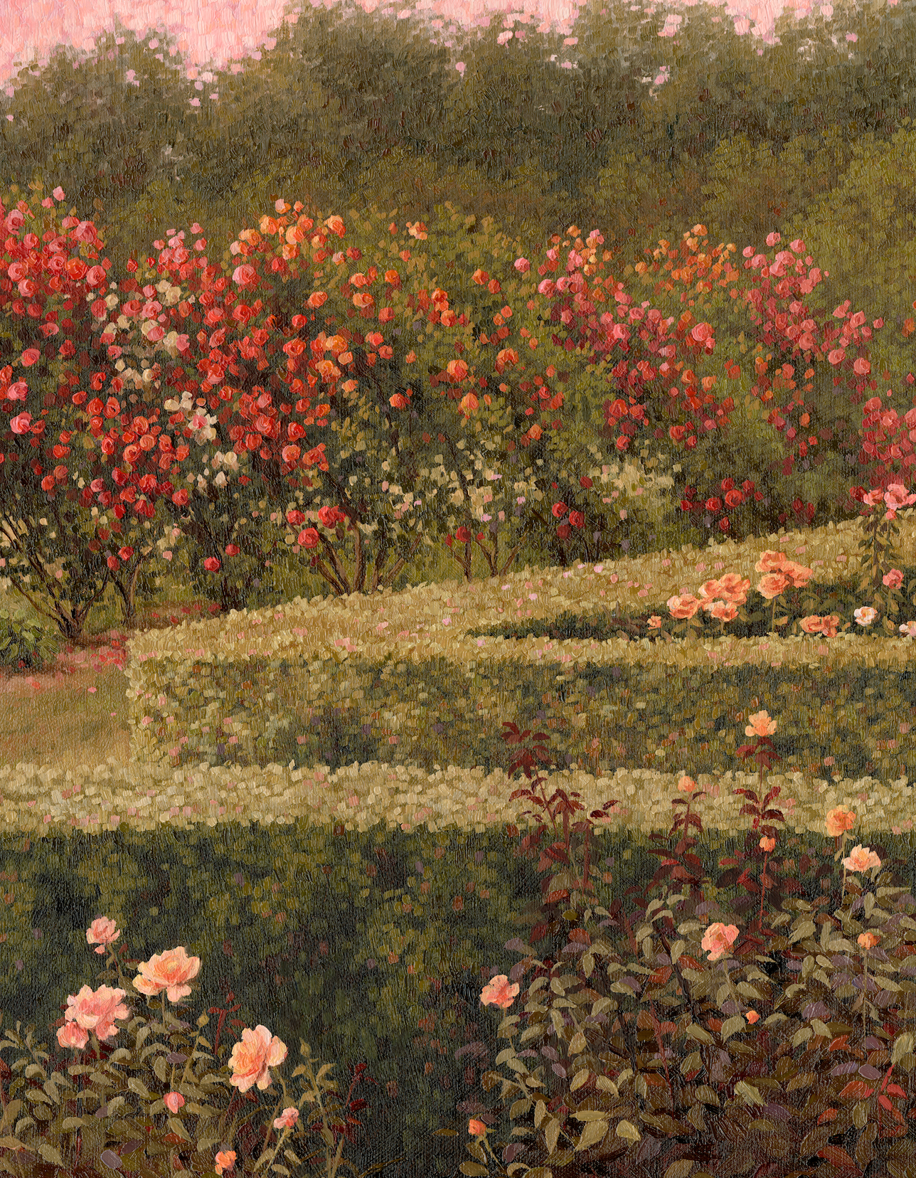 Limited Edition A2 Print | The Rose Garden II
