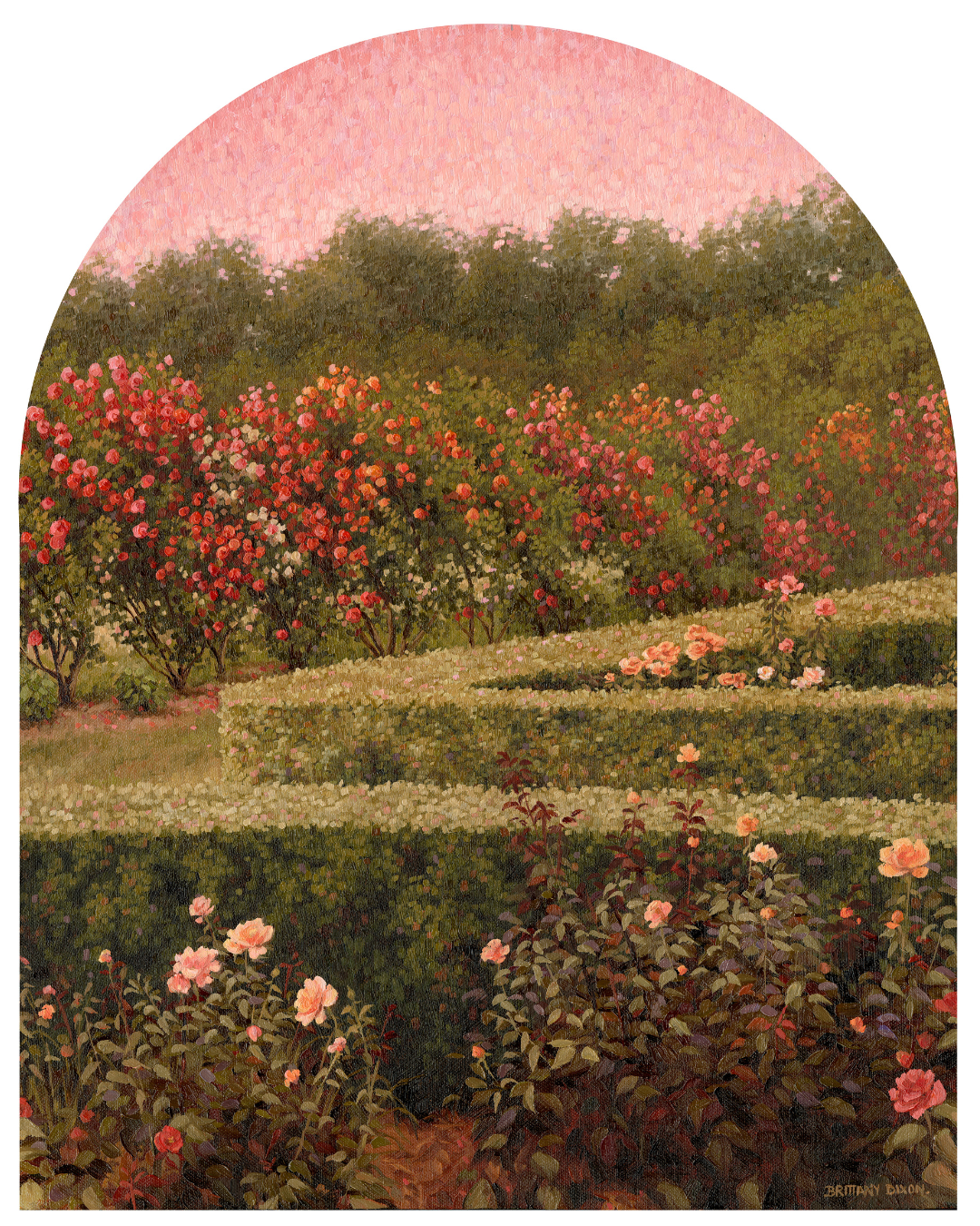 Limited Edition A2 Print | The Rose Garden II