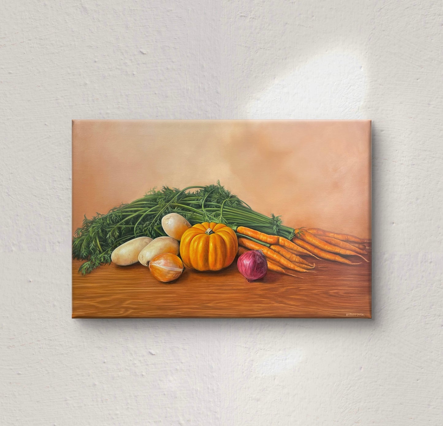 FAMILY HARVEST Original Oil Painting
