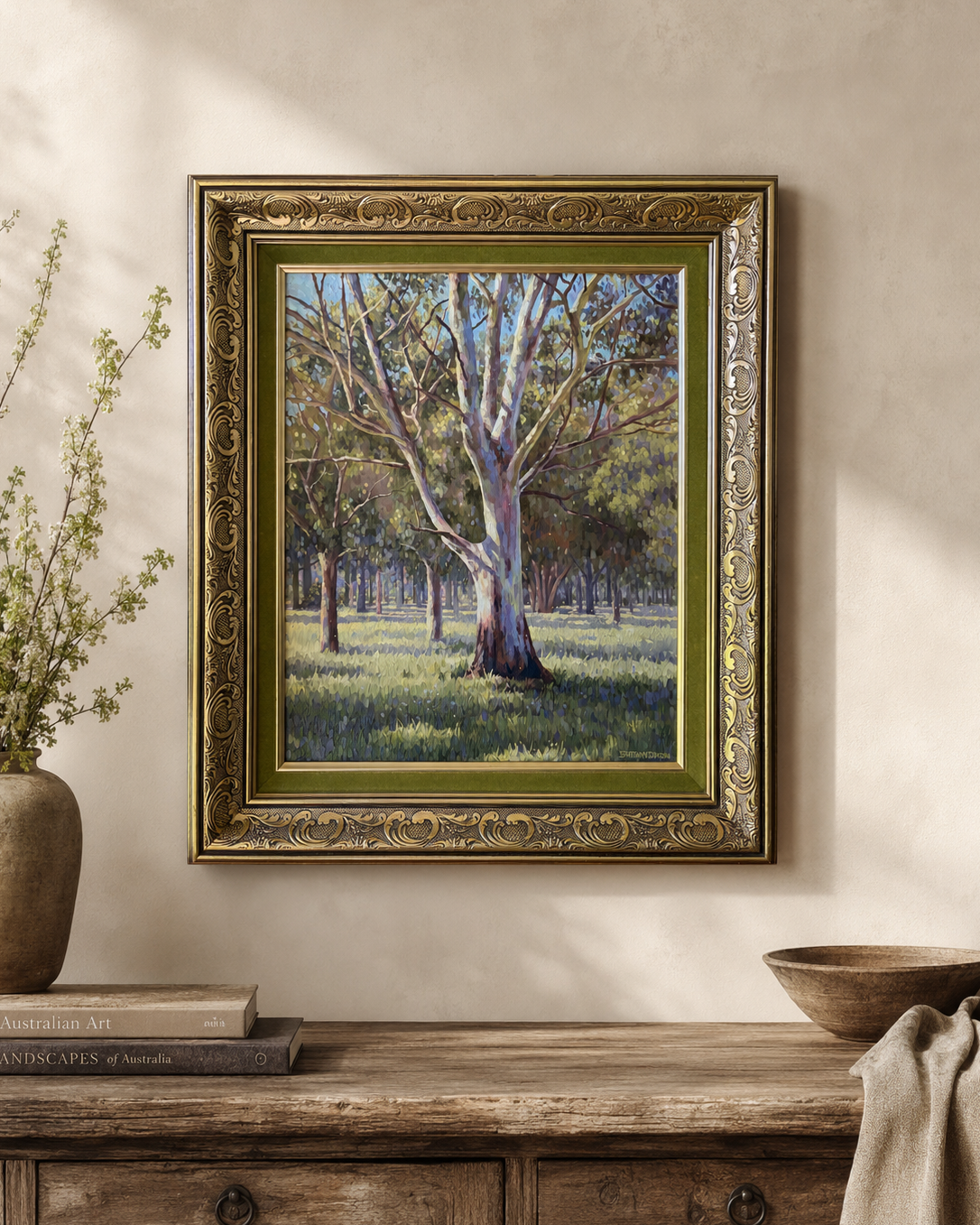 Home Tree Original Oil Painting